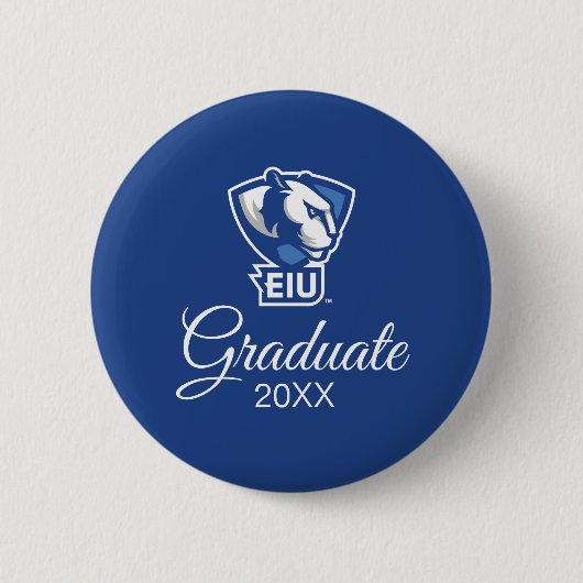 Logo der University Panthers von Eastern Illinois Button (Vorderseite)