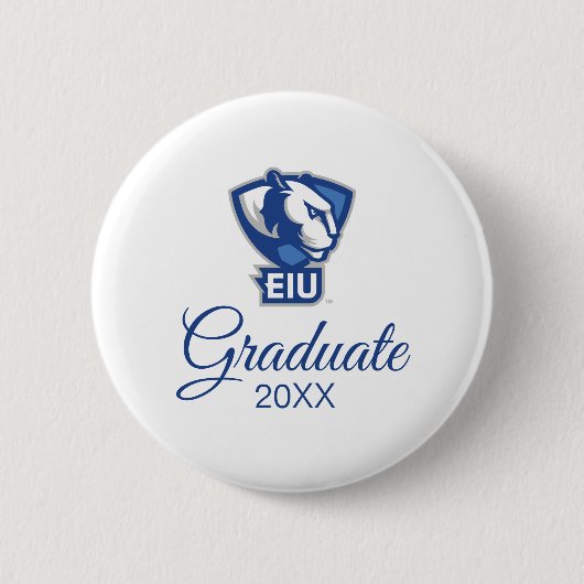 Logo der University Panthers von Eastern Illinois Button (Vorderseite)