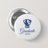 Logo der University Panthers von Eastern Illinois Button (Vorne & Hinten)