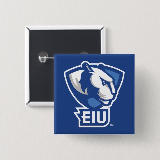 Logo der University Panthers von Eastern Illinois Button (Vorne & Hinten)