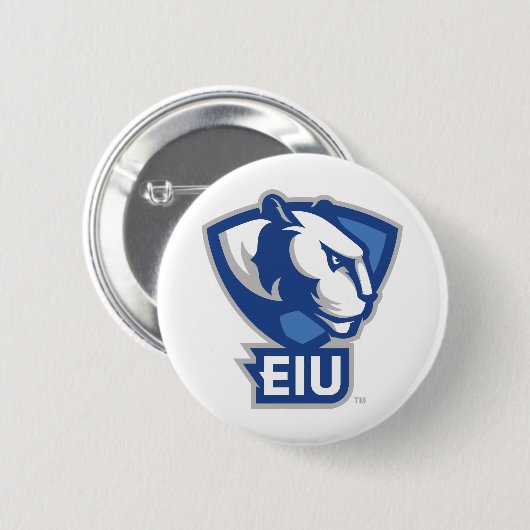 Logo der University Panthers von Eastern Illinois Button (Vorne & Hinten)