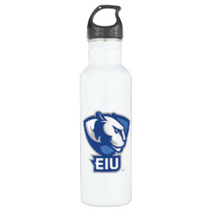 Logo der University Panthers von Eastern Illinois Edelstahlflasche
