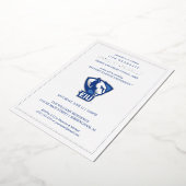 Logo der University Panthers von Eastern Illinois Folieneinladung (Gedreht)