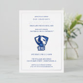 Logo der University Panthers von Eastern Illinois Folieneinladung (Stehend vorne)