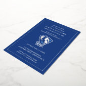 Logo der University Panthers von Eastern Illinois Folieneinladung (Gedreht)