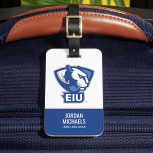 Logo der University Panthers von Eastern Illinois Gepäckanhänger