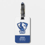 Logo der University Panthers von Eastern Illinois Gepäckanhänger (Rückseite vertikal)