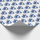 Logo der University Panthers von Eastern Illinois Geschenkpapier (Ecke)