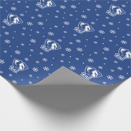 Logo der University Panthers von Eastern Illinois Geschenkpapier (Ecke)