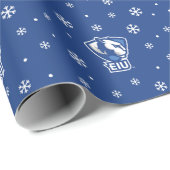 Logo der University Panthers von Eastern Illinois Geschenkpapier (Rolleneckpunkt)