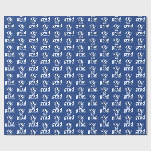 Logo der University Panthers von Eastern Illinois Geschenkpapier (Flach)