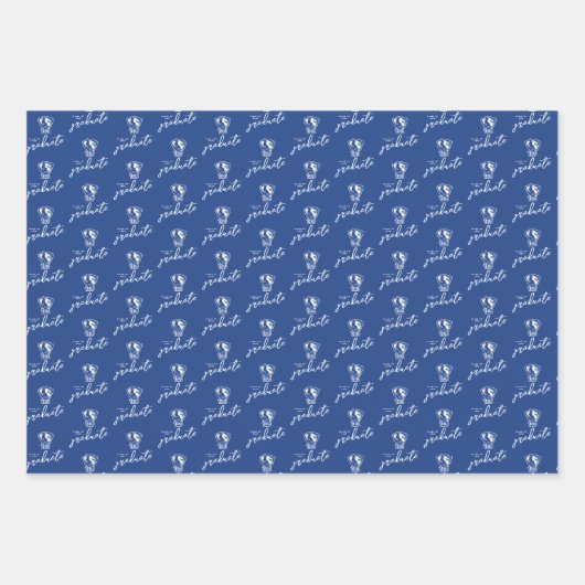 Logo der University Panthers von Eastern Illinois Geschenkpapier Set (Vorderseite 3)