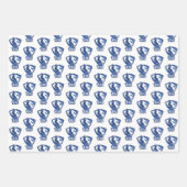 Logo der University Panthers von Eastern Illinois Geschenkpapier Set (Vorderseite 3)