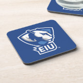 Logo der University Panthers von Eastern Illinois Getränkeuntersetzer (Linke Seite)