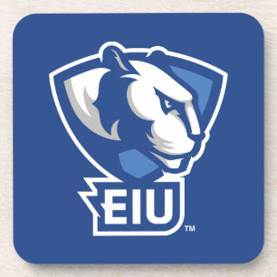 Logo der University Panthers von Eastern Illinois Getränkeuntersetzer