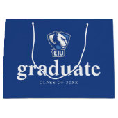 Logo der University Panthers von Eastern Illinois Große Geschenktüte (Vorderseite)
