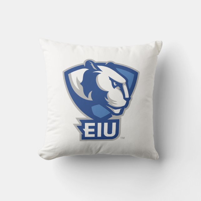 Logo der University Panthers von Eastern Illinois Kissen (Vorderseite)