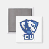 Logo der University Panthers von Eastern Illinois Magnet (Vorderseite/Rückseite)