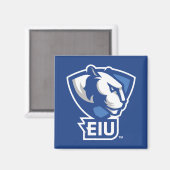 Logo der University Panthers von Eastern Illinois Magnet (Vorderseite/Rückseite)