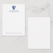 Logo der University Panthers von Eastern Illinois Mitteilungskarte (Vorne/Hinten)