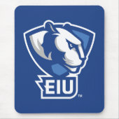 Logo der University Panthers von Eastern Illinois Mousepad (Vorne)