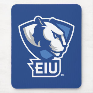 Logo der University Panthers von Eastern Illinois Mousepad