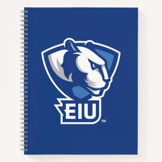 Logo der University Panthers von Eastern Illinois Notizblock (Vorderseite)