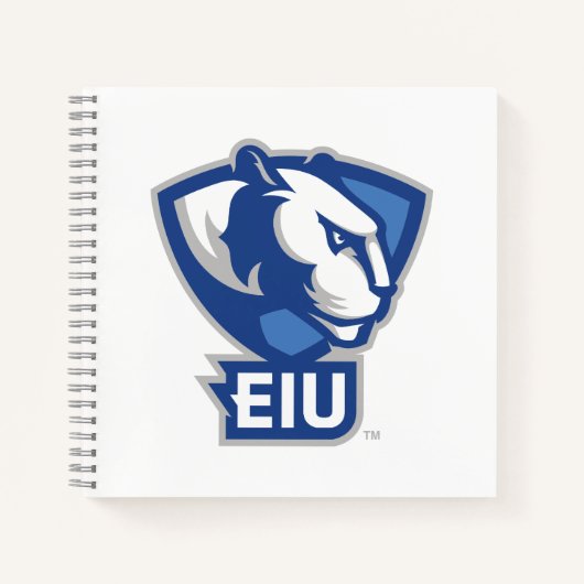 Logo der University Panthers von Eastern Illinois Notizblock (Vorderseite)