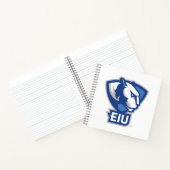 Logo der University Panthers von Eastern Illinois Notizblock (Innenseite)