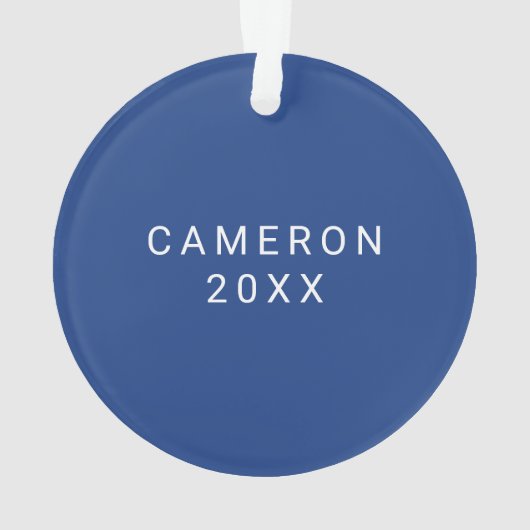 Logo der University Panthers von Eastern Illinois Ornament (Rückseite)