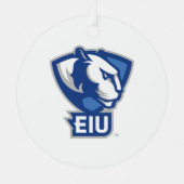 Logo der University Panthers von Eastern Illinois Ornament Aus Metall (Vorderseite)