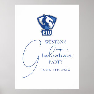 Logo der University Panthers von Eastern Illinois Poster