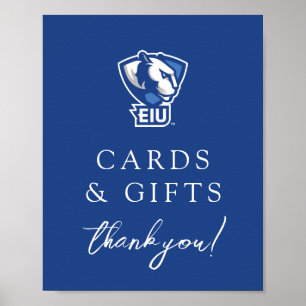Logo der University Panthers von Eastern Illinois Poster
