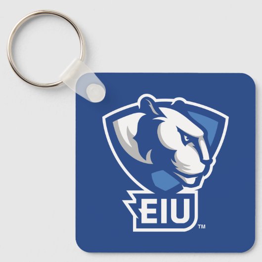 Logo der University Panthers von Eastern Illinois Schlüsselanhänger (Vorderseite)