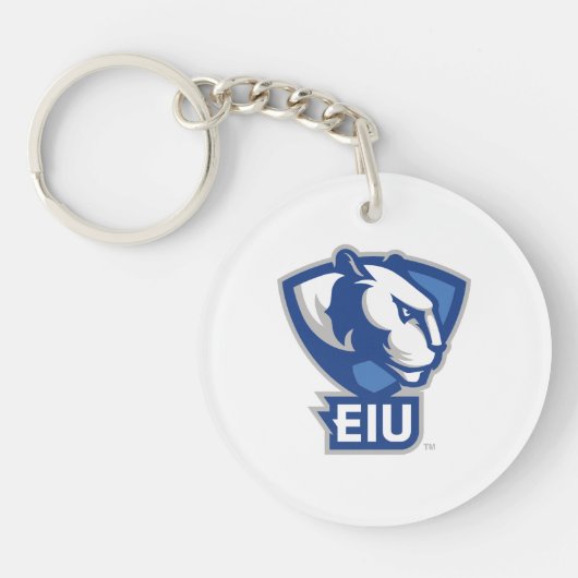 Logo der University Panthers von Eastern Illinois Schlüsselanhänger (Vorderseite)