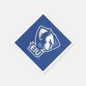 Logo der University Panthers von Eastern Illinois Serviette (Ecke)