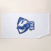 Logo der University Panthers von Eastern Illinois Strandtuch (Vorderseite)