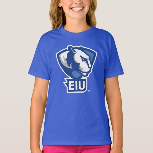 Logo der University Panthers von Eastern Illinois T-Shirt (Vorderseite)