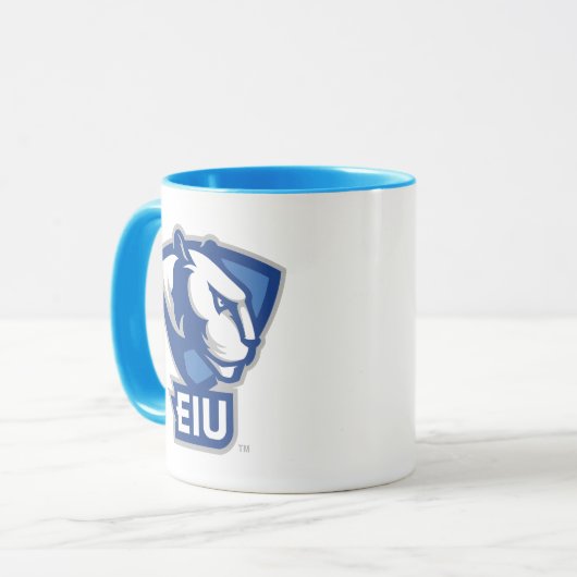 Logo der University Panthers von Eastern Illinois Tasse (Vorderseite Links)