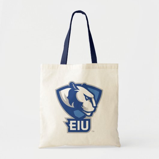 Logo der University Panthers von Eastern Illinois Tragetasche (Vorne)
