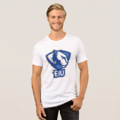 Logo der University Panthers von Eastern Illinois Tri-Blend Shirt (Vorderseite voll)
