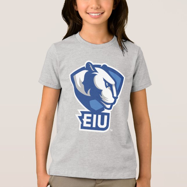 Logo der University Panthers von Eastern Illinois Tri-Blend Shirt (Vorderseite)