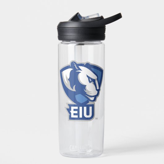 Logo der University Panthers von Eastern Illinois Trinkflasche (Links)