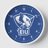 Logo der University Panthers von Eastern Illinois Uhr (Vorderseite)