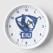 Logo der University Panthers von Eastern Illinois Uhr (Vorderseite)