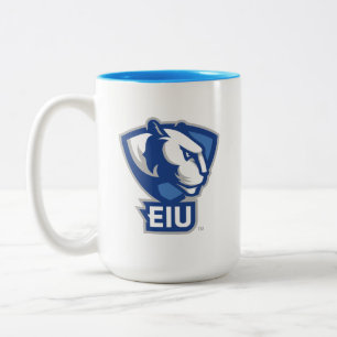 Logo der University Panthers von Eastern Illinois Zweifarbige Tasse