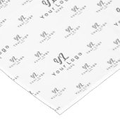 Logo der White Company, Business Trade Show Kurzer Tischläufer (Ecke)