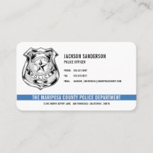 Logo der Zollabteilung Thin Blue Line