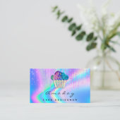 Logo der Zuhause für die holografische Bäckerei Visitenkarte (Stehend Vorderseite)