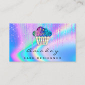 Logo der Zuhause für die holografische Bäckerei Visitenkarte (Vorderseite)